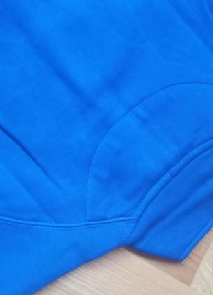 Флисовый свитер на молнии синяя толстовка худи анорак кофта9 фото