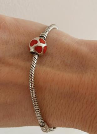 Браслет с бусиной pandora оригинал