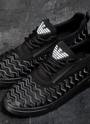 Кросівки emporio armani ea7 exchange black line