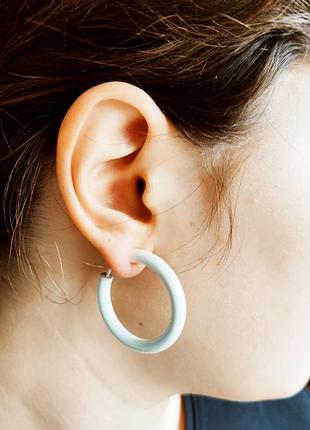 Кліпси trifari, біла емаль, вінтаж