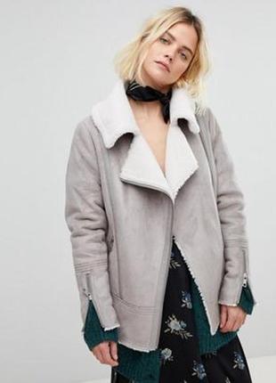 Шерстяная дубленка куртка косуха шерсть