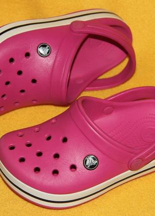 Крокси crocs р. 32 - 33 устілка 20,5 - 21 см10 фото