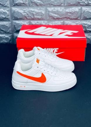 Nike air force 1 кроссовки женские, белые стильные кроссовки найк 36-45