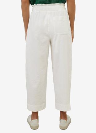 Белые котоновые брюки женские marc o'polo, размер s5 фото