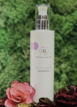 Holy land cosmetics multi vitamin cleansing gel. холи лэнд очищающий гель для лица с витаминами. разлив от 50ml1 фото