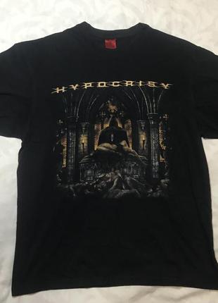 Официальный мерч футболка группы hypocrisy