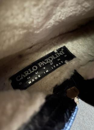 Зимові італійській шкіряні сапоги carlo pazolini7 фото