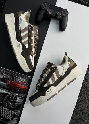Мужские кроссовки adidas originals adi2000 / адидас / демисезонные / весенние, летние, осенние / обувь / замша / белые, черные, серые, бежевые
