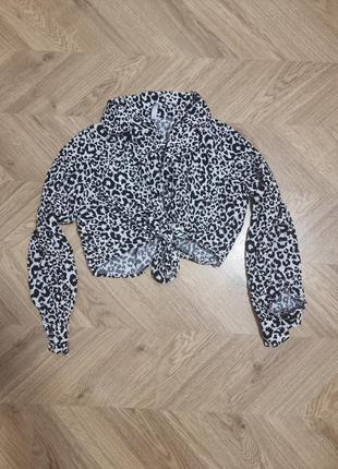 Блуза топ укорочений