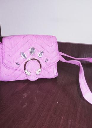 Маленька сумочка рожева1 фото