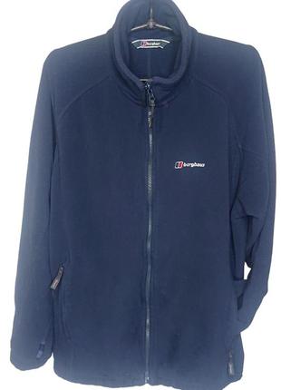 Оригинальная флисовая кофта на змейке#подстежка berghaus