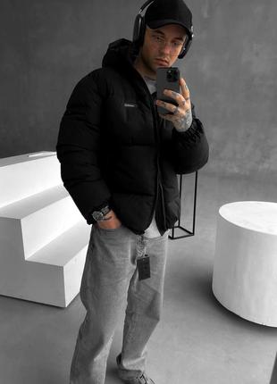 Куртка пуховик черная