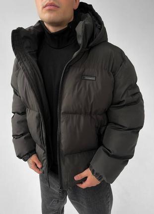 Куртка пуховик черная