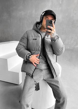 Куртка пуховик черная