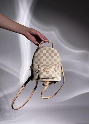 Жіночий рюкзак louis vuitton palm springs mini ivory5 фото
