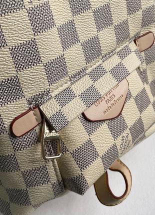 Жіночий рюкзак louis vuitton palm springs mini ivory8 фото