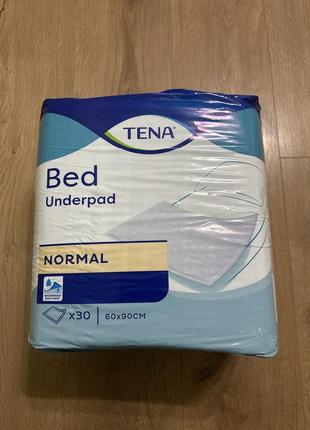 Пеленки поглощающие tena bed normal 60х90 30 шт