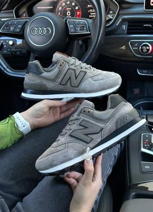 Шикарные женские стильные кроссовки "new balance 574 premium".