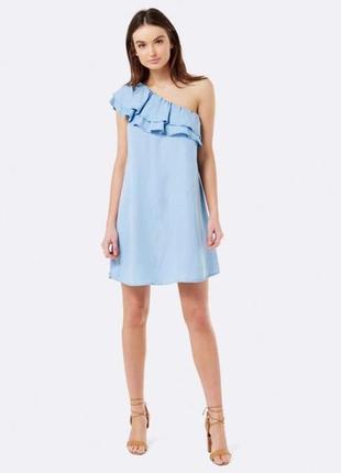 Превосходный сарафан с воланом на одно плече от new look