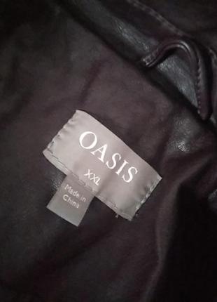 Стильна куртка-косуха / еко-шкіра oasis5 фото