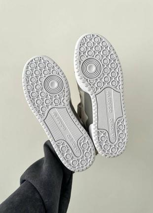 Кросівки жіночі adidas forum «light grey / white / purple” premium7 фото