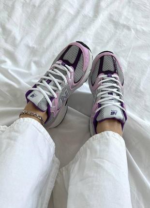 New balance white pink женские кроссовки debelанс розовые9 фото