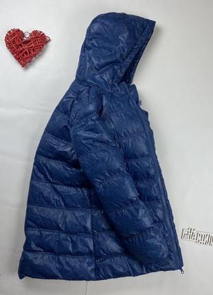 Куртка дівчинка подовжена на хутрі євро зима весна  162см3 фото