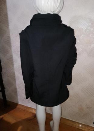 Черное деми пальто на мальчика6 фото