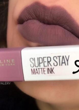 Maybelline super stay matte ink стійка рідка помада