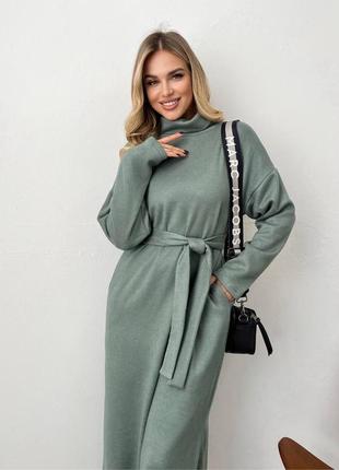 Тепла сукня з ангори