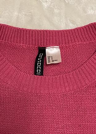 Яркий розовый свитер💋 6