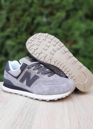 New balance 574. топ качество кроссовки женские замшевые 2009 баланс осенние весенние демисезонные демисезон низкие замша бежевые с коричневым кеды5 фото