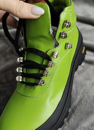 Шкіряні ботінки кросівки італія преміум клас9 фото