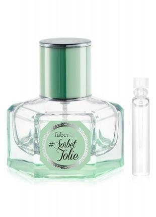 Пробник парфюмированной воды для женщин sorbet jolie (34105)1 фото