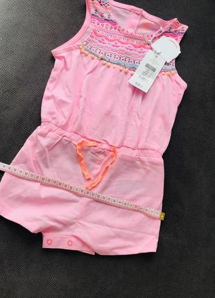 Новый розовый песочник для девочки в размере 804 фото
