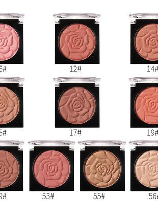 Шикарные компактные румяна menow, #19 (матовый натуральный)