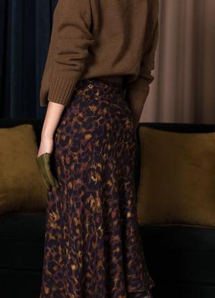 Изысканная юбка в леопардовый принт6 фото