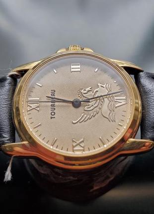 Tourneau pegasus винтажные кварцевые часы из америкы5 фото