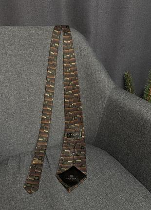 Вінтажна краватка галстук lanvin paris6 фото