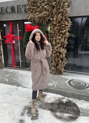 Шуба з екохутра