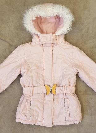 Куртка деми нежного розового цвета kiki&koko