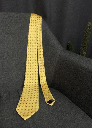 Винтажный галстук галстук salvatore ferragamo4 фото