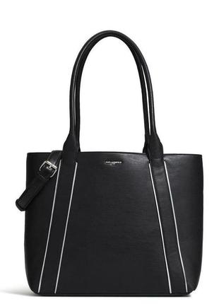 Двусторонняя кожаная сумка шоппер karl lagerfeld paris silvia tote lh8az649 оригинал