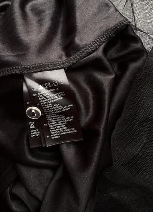Нарядное черное платье пачка с фатином h&m10 фото