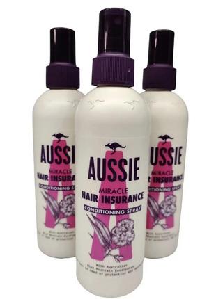 Aussie hair insurance leave-in hair conditioner spray 250ml2 фото