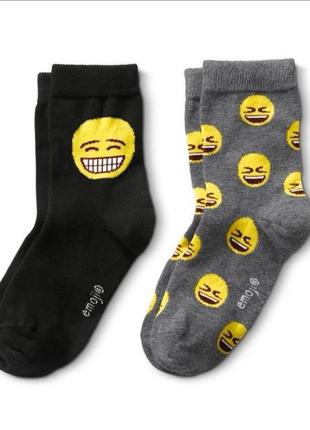 Веселые чёрные носки emoji от tchibo 39-42
