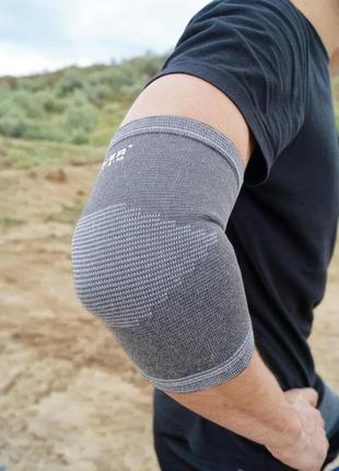 Налокотники спортивные для занятий спортом power system elbow support grey xl4 фото