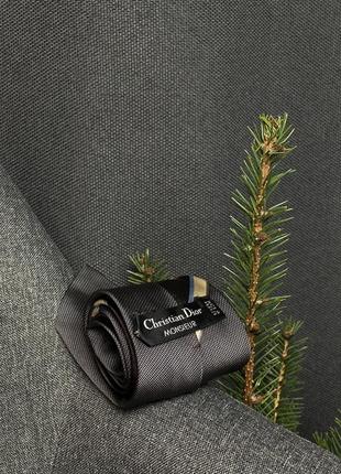 Винтажный галстук галстук christian dior monsieur silk papillon