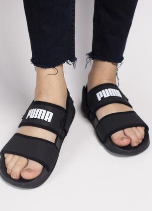 Жіночі сандалі puma sandal в чорному кольорі (36-41)