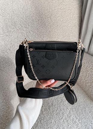 Сумка lv multi pochette black